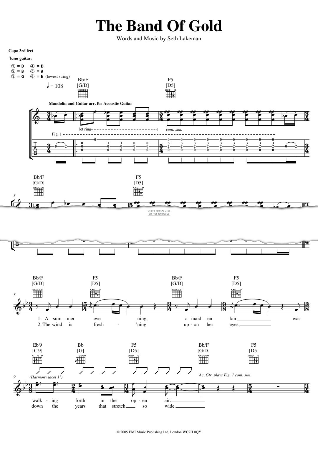 Produktbild zu: The Band Of Gold