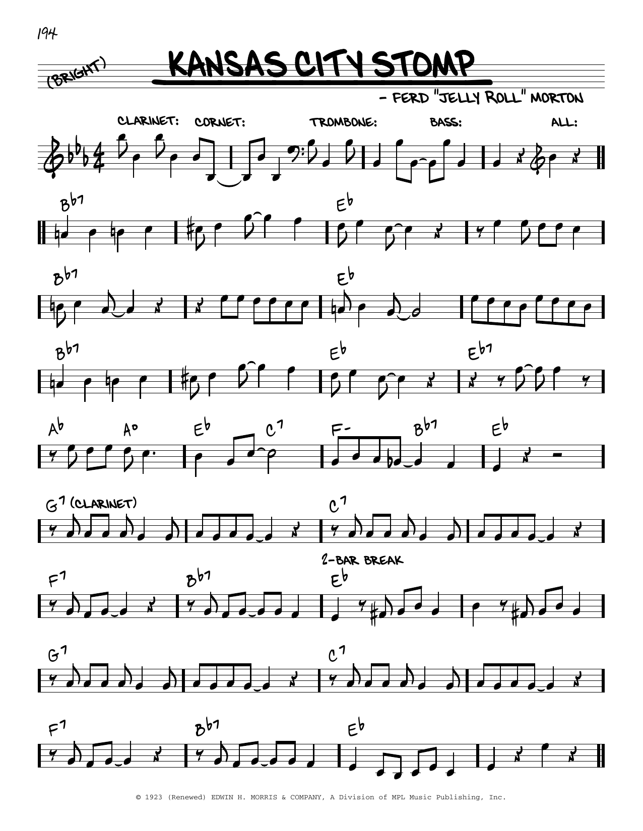 Produktbild zu: Kansas City Stomp (arr. Robert Rawlins)