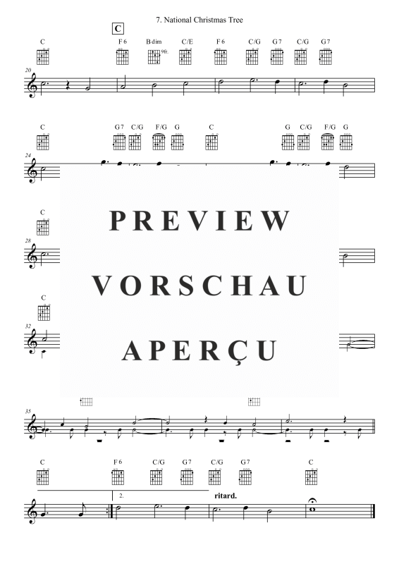 Produktgalerie: Seite 11 von 11 National Christmas Tree, , (Combo Band (und 2 Bläser(