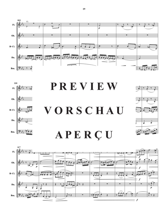 Produktgalerie: Seite 20 von 21 Quintette Pour Instruments a Vent , , (Holzbläser-Quintett)