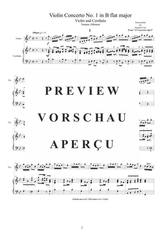 Product gallery: Page 4 of 11 Four Concertos Op.9, , Violin and Harpsichord