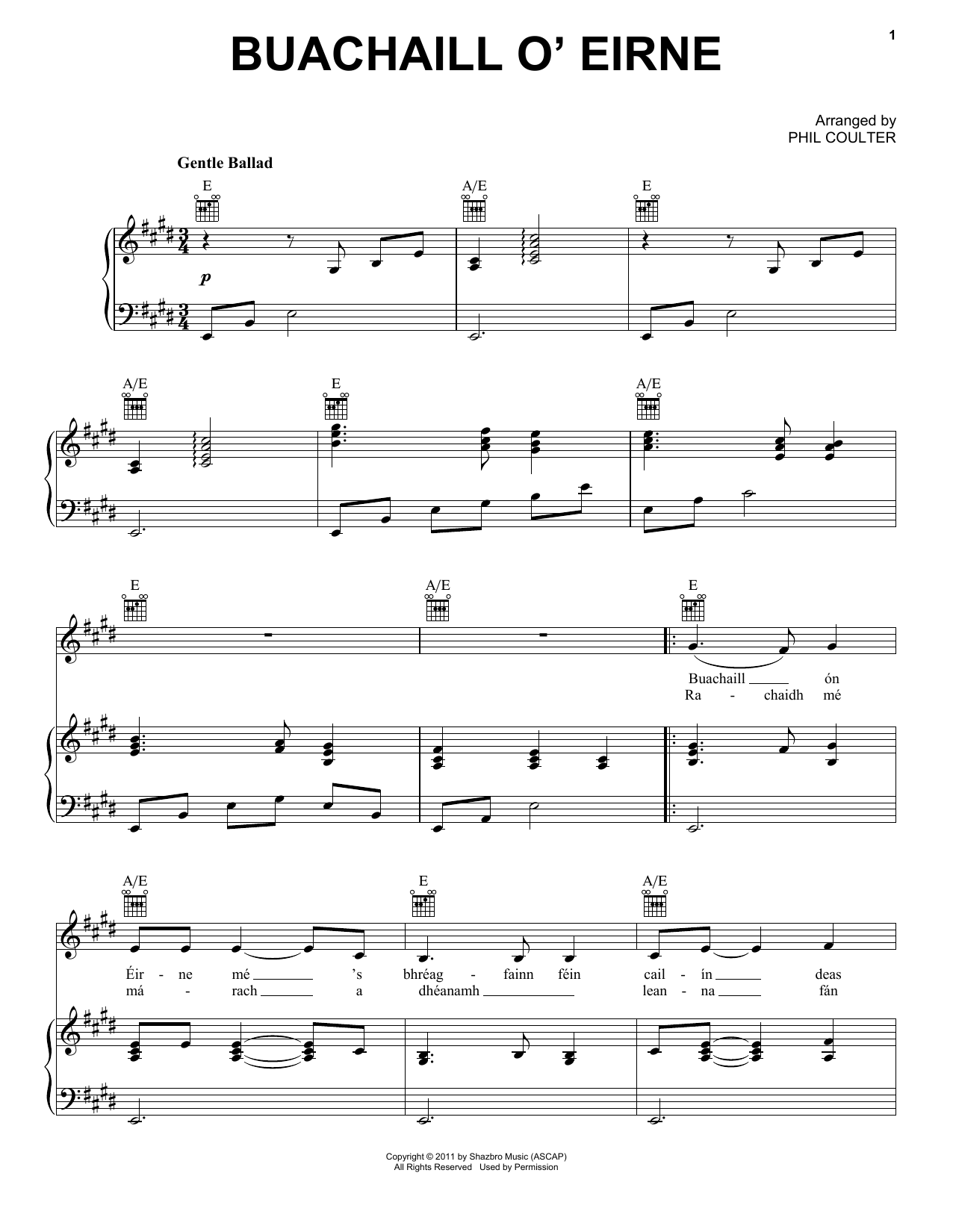 Produktbild zu: Buachaill O'Eirne