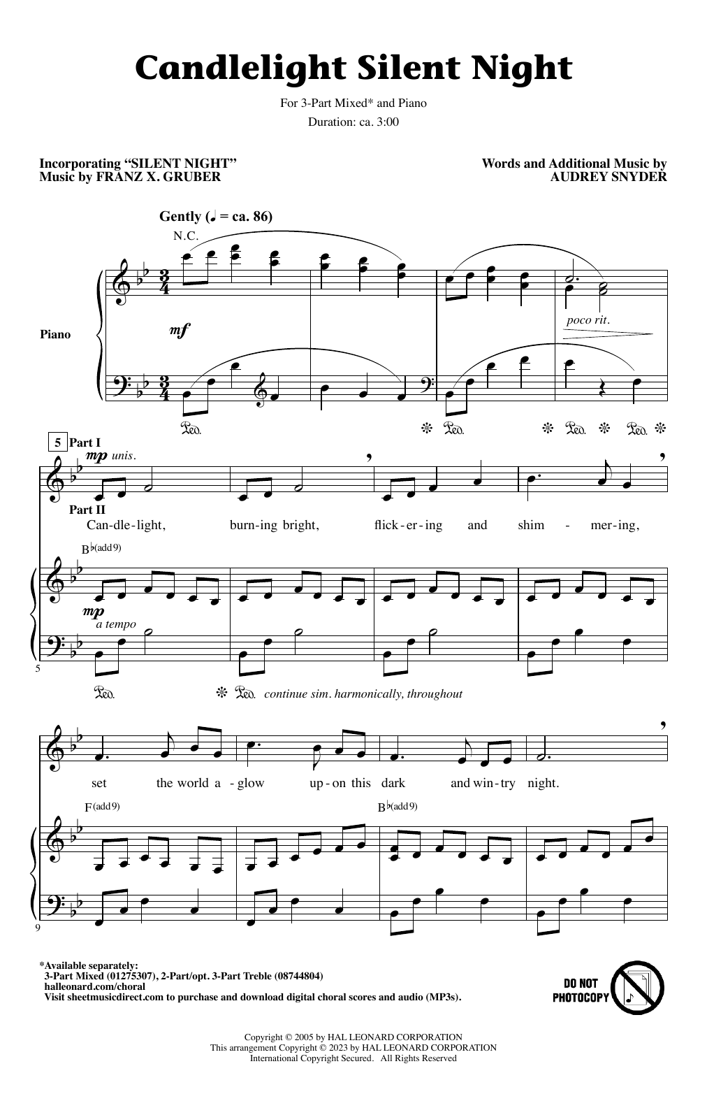 Produktbild zu: Candlelight Silent Night