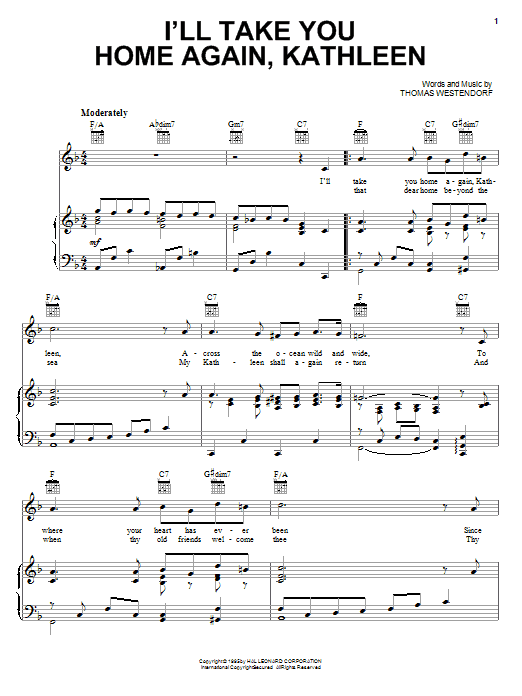 Produktgalerie: Seite 1 von 1 I'll Take You Home Again, Kathleen, Thomas Westendorf, Gesang, Gitarre, Klavier