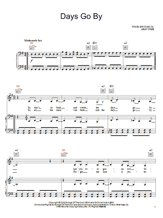 Produktbild zu: Days Go By