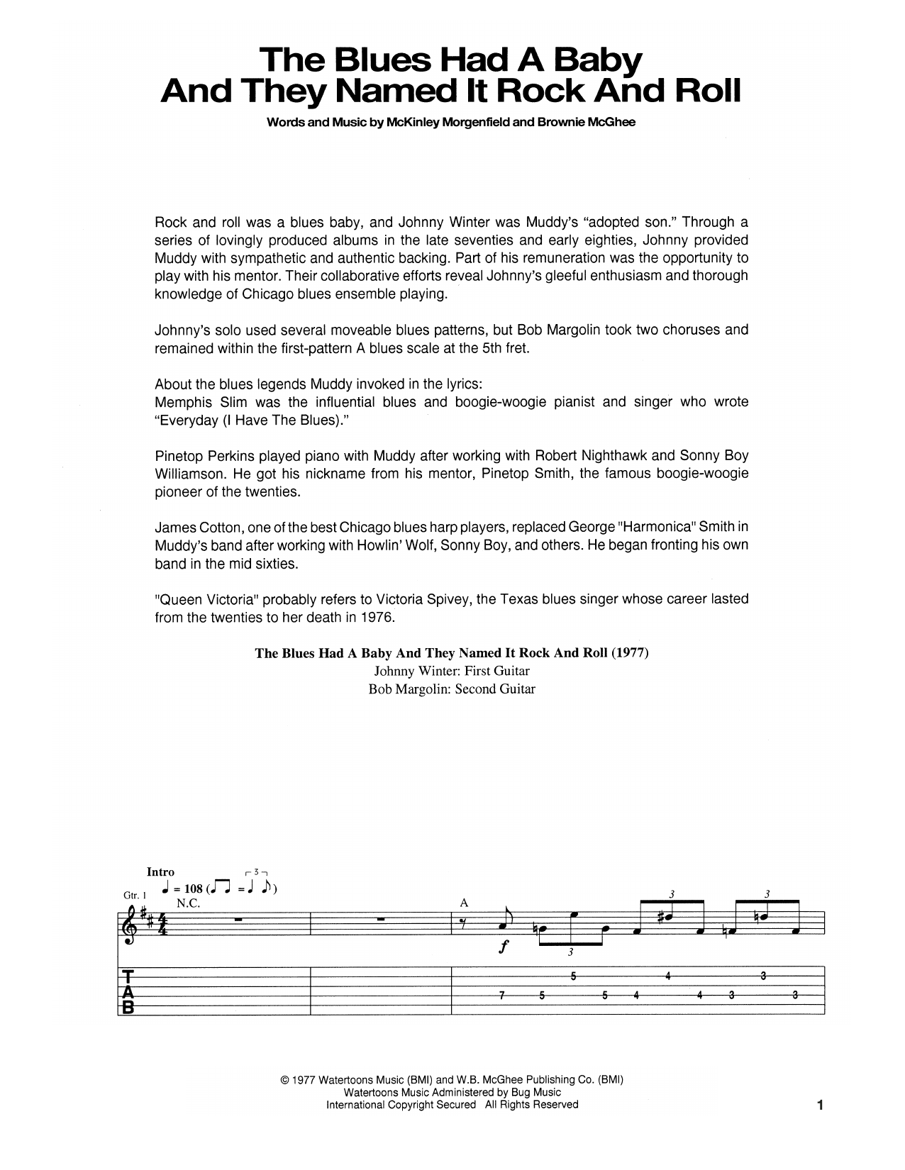 Product gallery: Page 1 of 1 The Blues Had A Baby And They Named It Rock And Roll, Muddy Waters