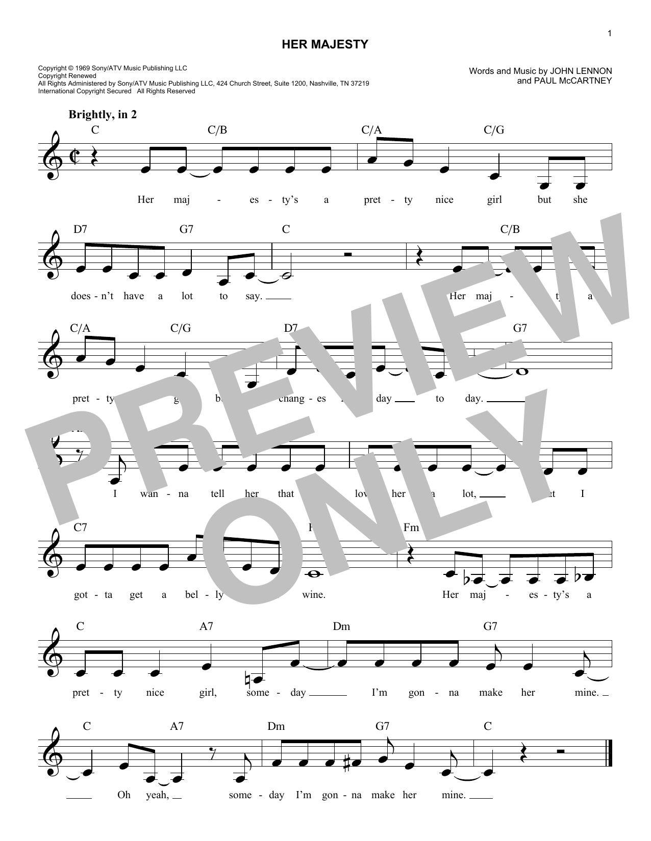 Produktbild zu: Her Majesty