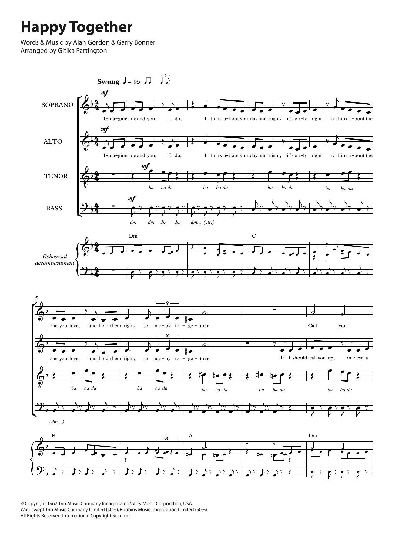 Produktbild zu: Happy Together (arr. Gitika Partington)