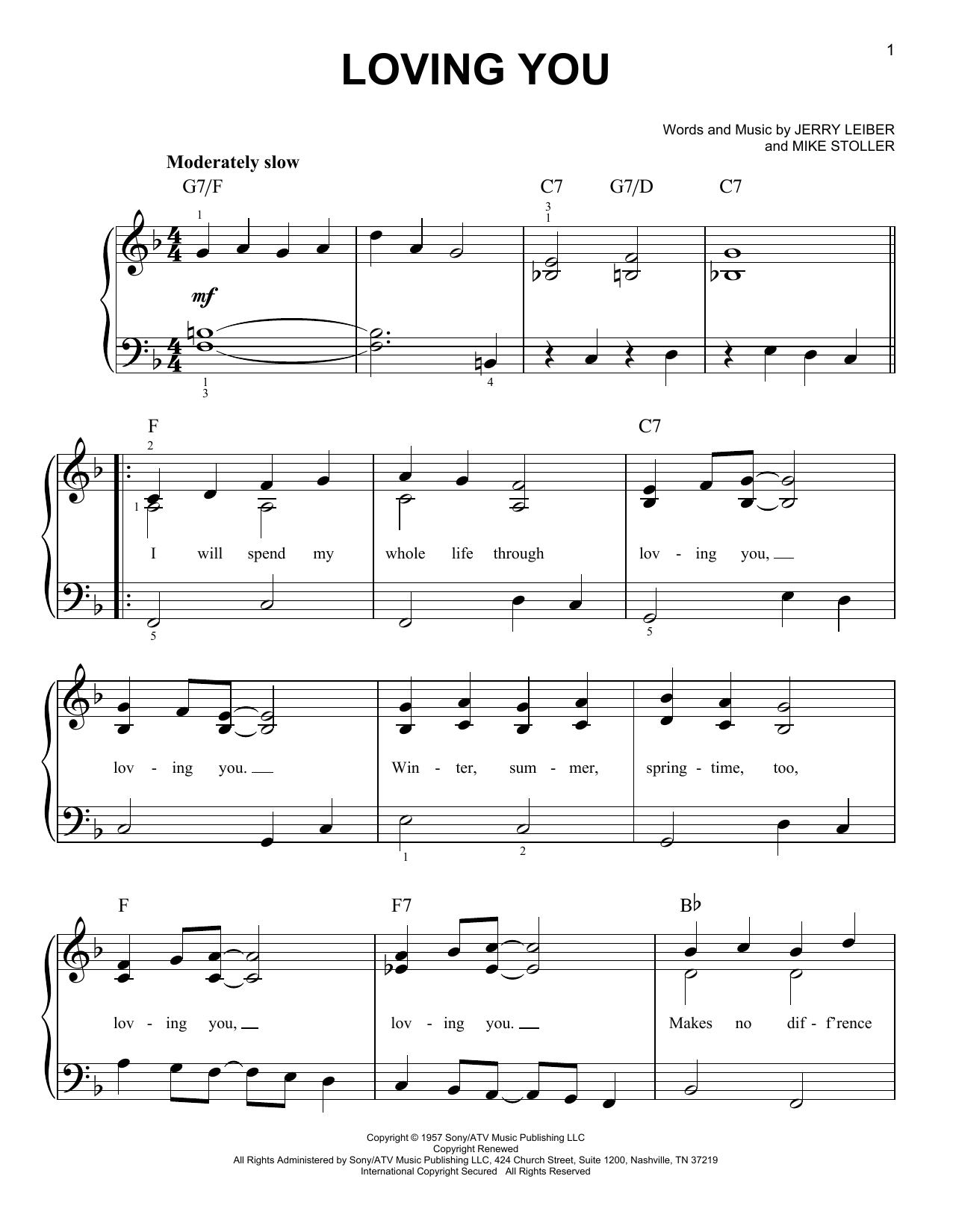 Produktgalerie: Seite 1 von 1 Loving You, Elvis Presley, Klavier
