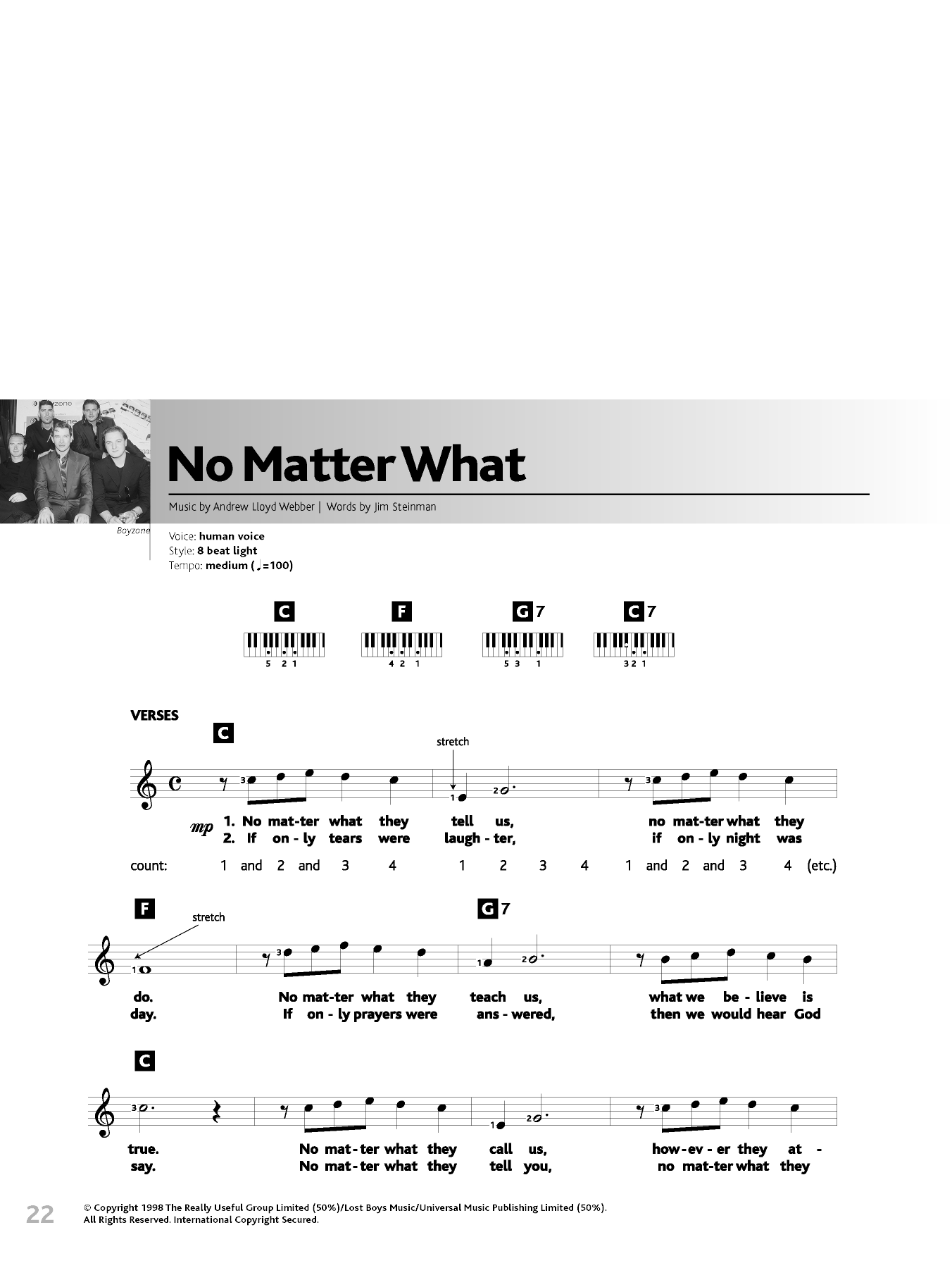 Produktgalerie: Seite 1 von 1 No Matter What (from Whistle Down The Wind), Andrew Lloyd Webber