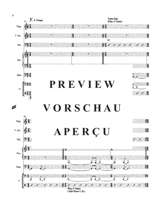 Produktgalerie: Seite 10 von 21 Lights of Loveland , , (Flügelhorn, Tenorsax, Tuba + Band)