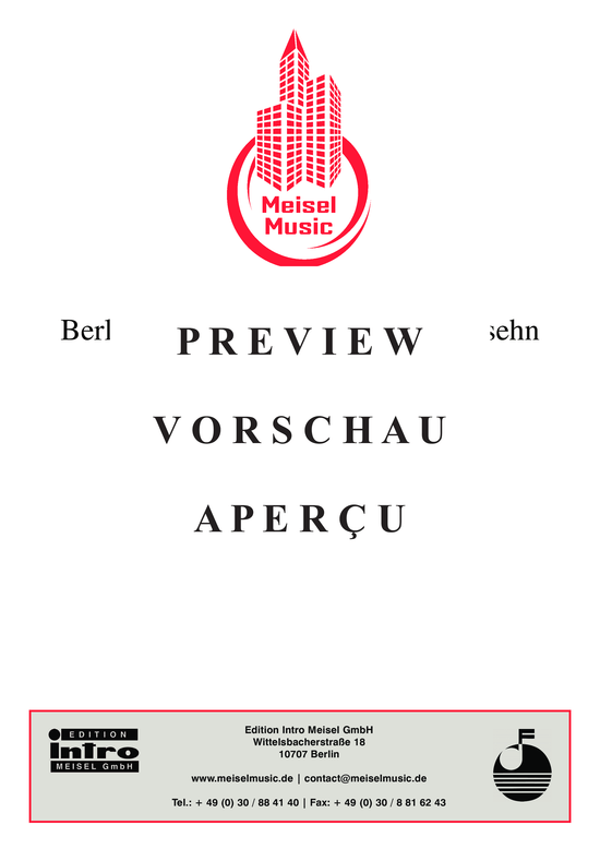 gallery: Berlin bei Nacht vom Funkturm gesehn , , (Klavier + Gesang)