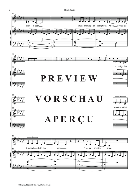 Produktgalerie: Seite 7 von 13 Dead Again , Martin, Billy Ray, Klavier und Gesang