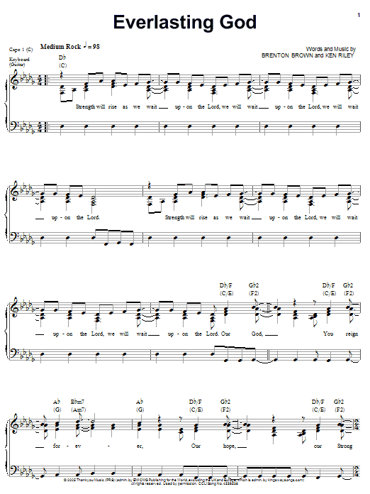 Produktgalerie: Seite 1 von 1 Everlasting God, Chris Tomlin, Gesang, Gitarre, Klavier