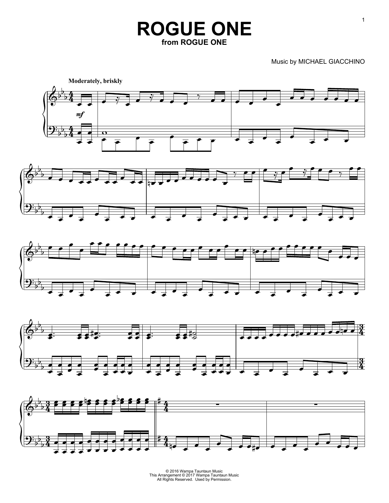 Product gallery: Page 1 of 1 Rogue One, Michael Giacchino