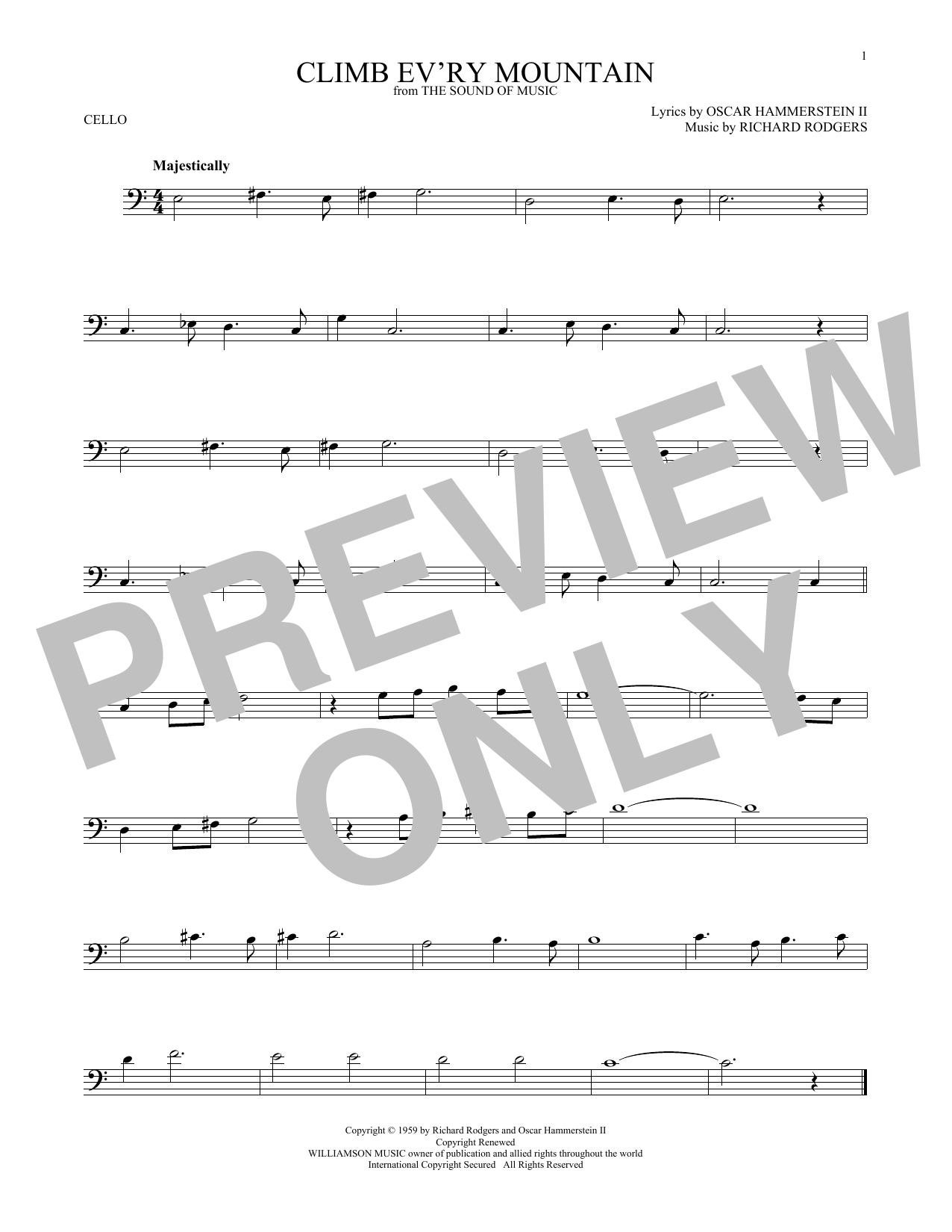 Product picture to:  Climb Ev'ry Mountain - Rodgers & Hammerstein