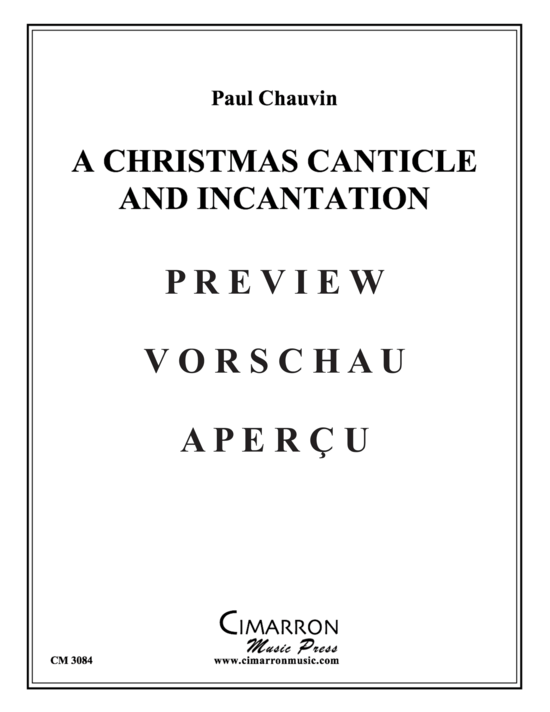 Produktgalerie: Seite 2 von 16 Christmas Canticle , , (Doppeltes Blechbläserquintett)