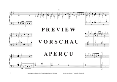 gallery: Präludien =Album für Orgel oder Piano , , (B-Dur)