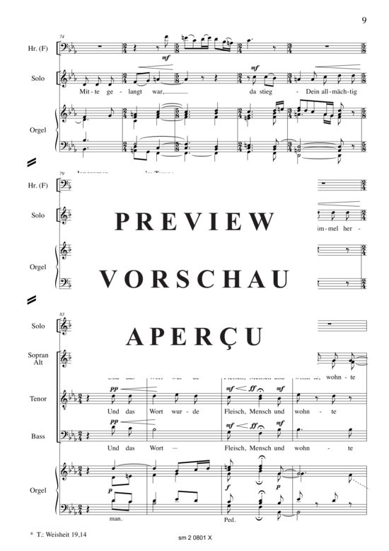 Product gallery: Page 10 of 21 Wenn die Nacht heilig wird , , (mezzo solo, horn, mixed choir + organ)