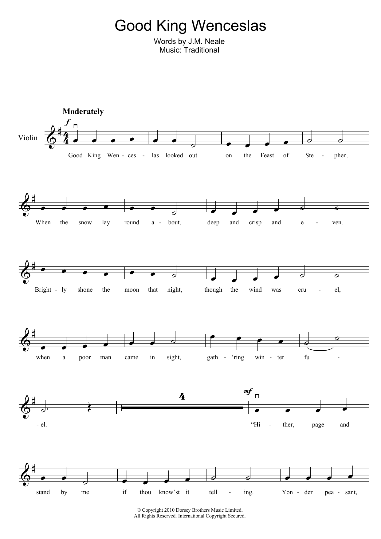 Product gallery: Page 1 of 1 Good King Wenceslas, Traditional Carol