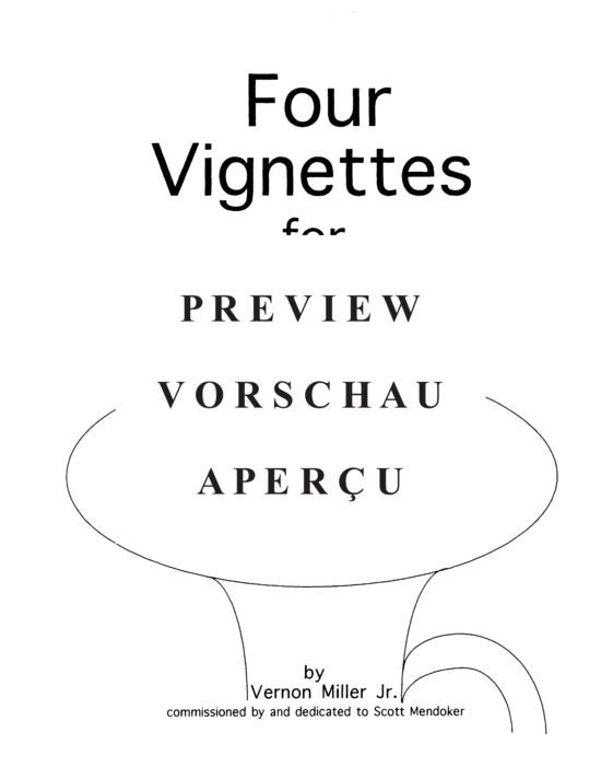 Produktgalerie: Seite 3 von 21 Four Vignettes , , (Tuba + Klavier)