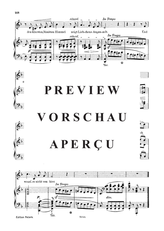 Product gallery: Page 4 of 4 Ich wand're nicht, Op.51 No.3, , Low Voice and Piano