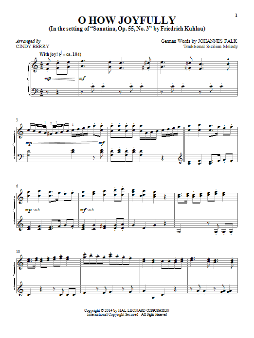 Produktbild zu: O How Joyfully