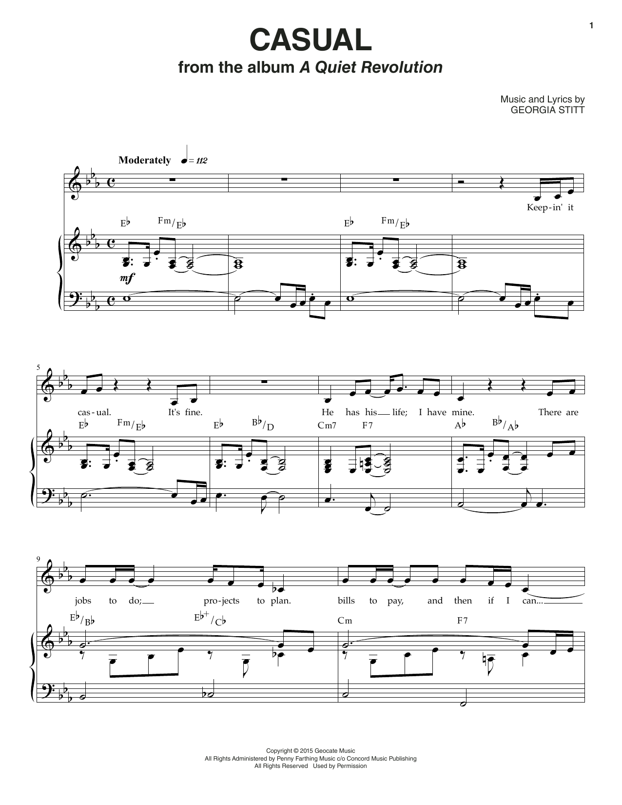 Produktgalerie: Seite 1 von 1 Casual, Georgia Stitt, Gesang, Klavier