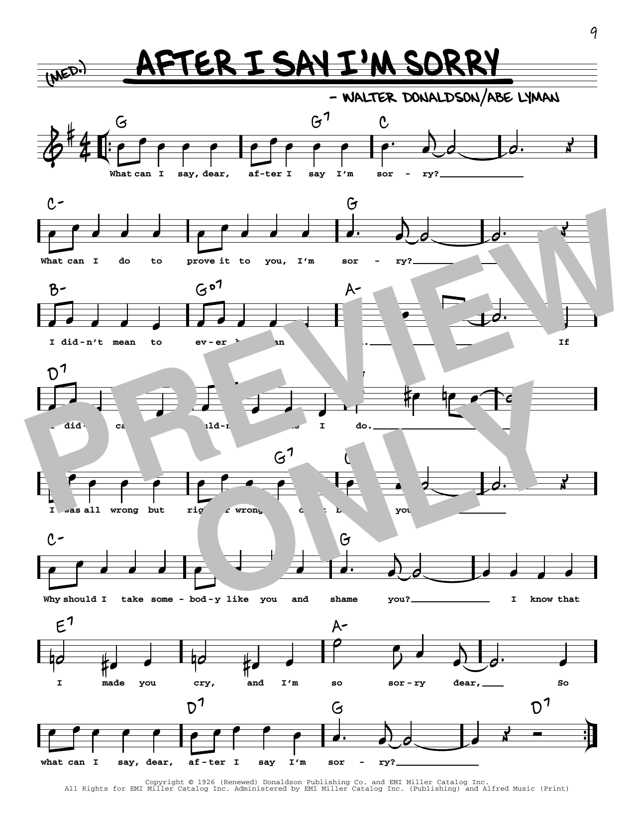 Product picture to: What Can I Say After I Say I'm Sorry (arr. Robert Rawlins)