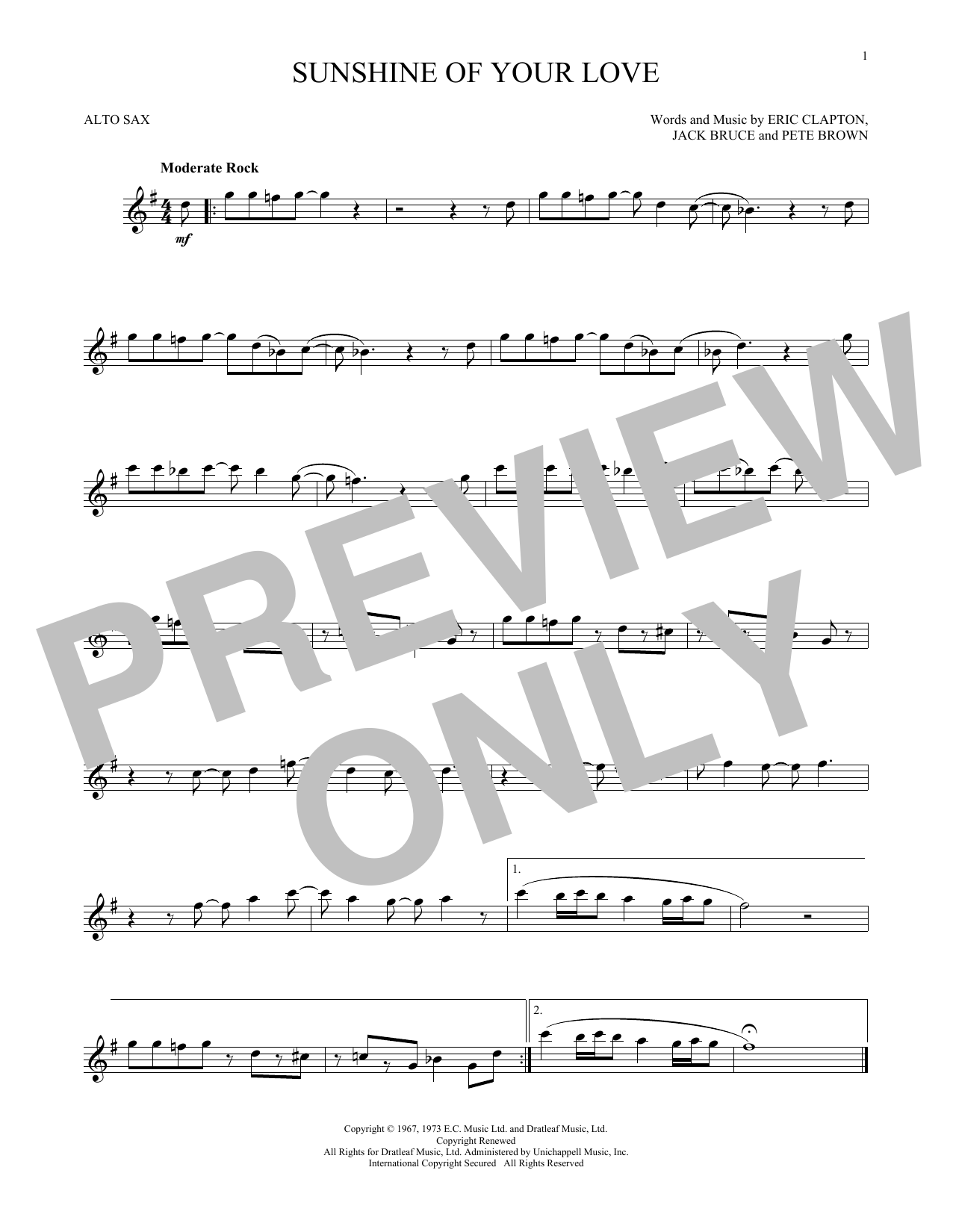 Product gallery: Page 1 of 1 Sunshine Of Your Love, Cream