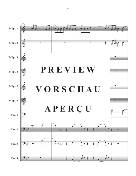 Product gallery: Page 8 of 21 Grand Intrada , , (Brass Ensemble, 6x trumpet + 4x trombone)