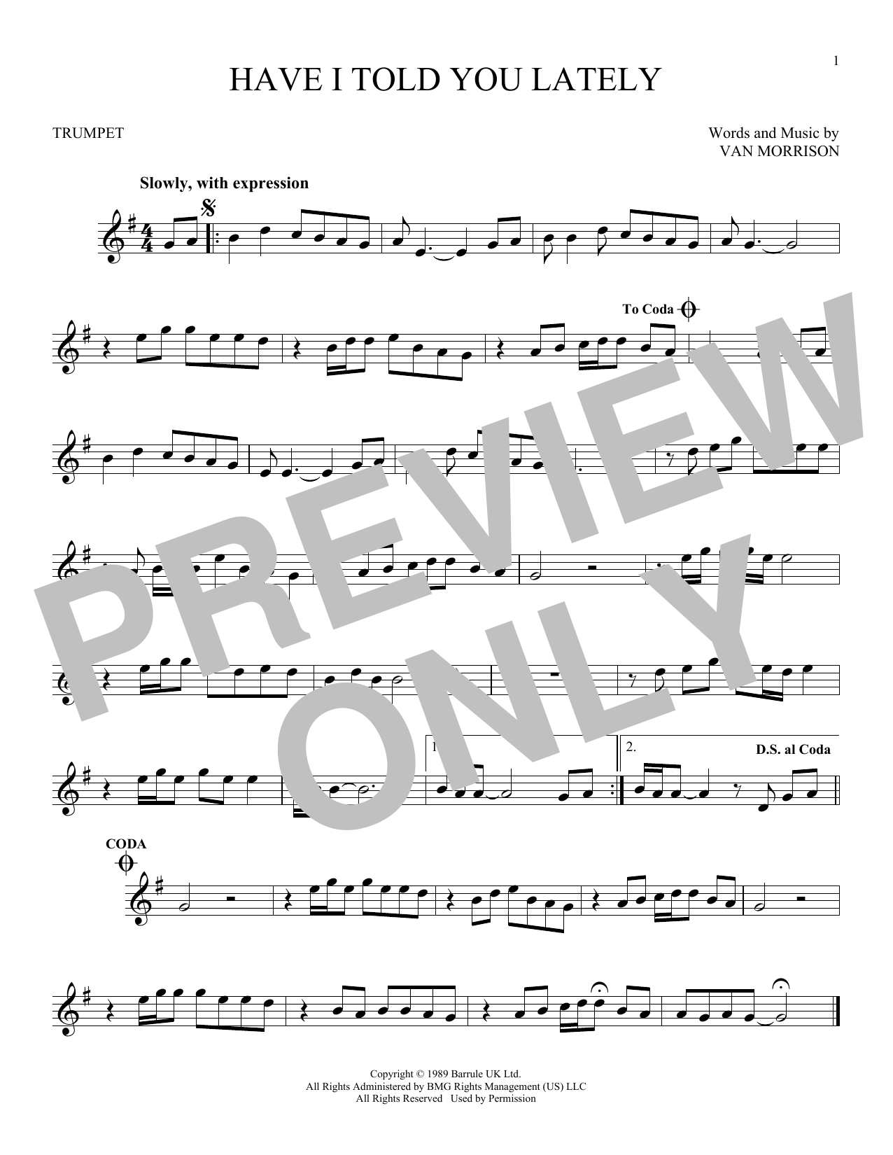 Product gallery: Page 1 of 1 Have I Told You Lately, Van Morrison