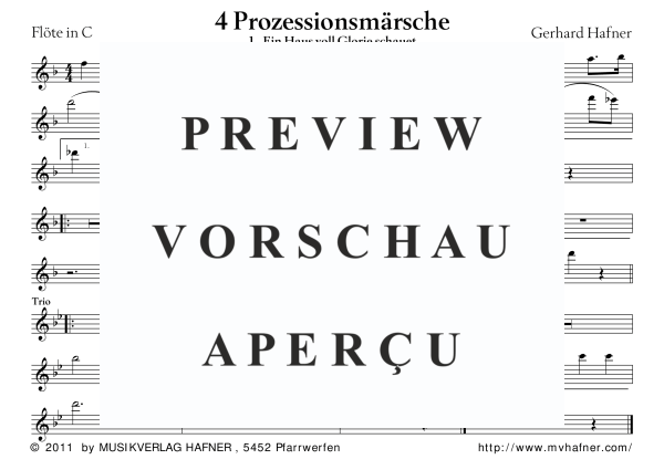 Product gallery: Page 10 of 11 4 Prozessionsmärsche, , (large wind orchestra)