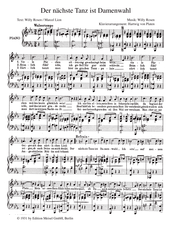 Produktbild zu: Der nächste Tanz ist Damenwahl