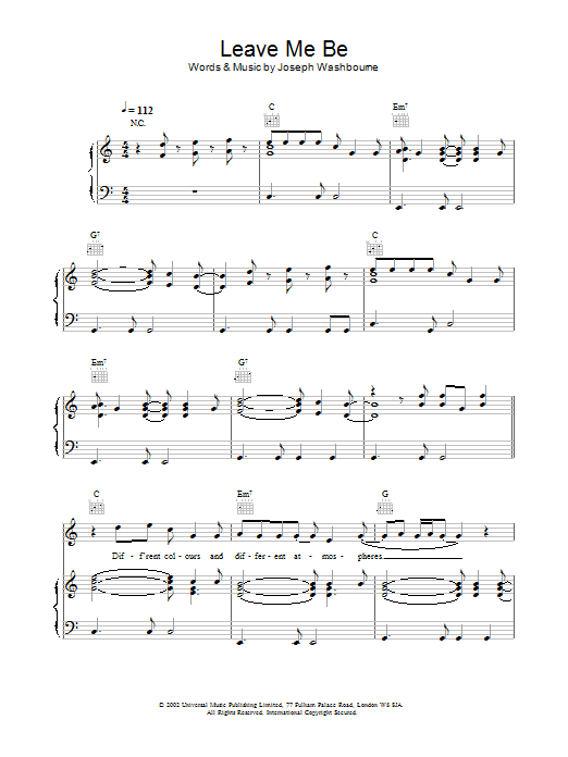 Produktbild zu: Leave Me Be