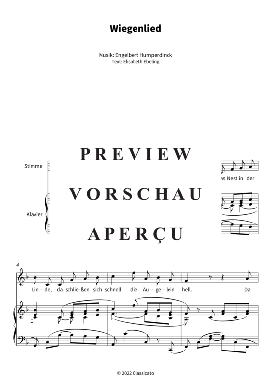Produktgalerie: Seite 4 von 5 Wiegenlied, , (Gesang + Klavier)