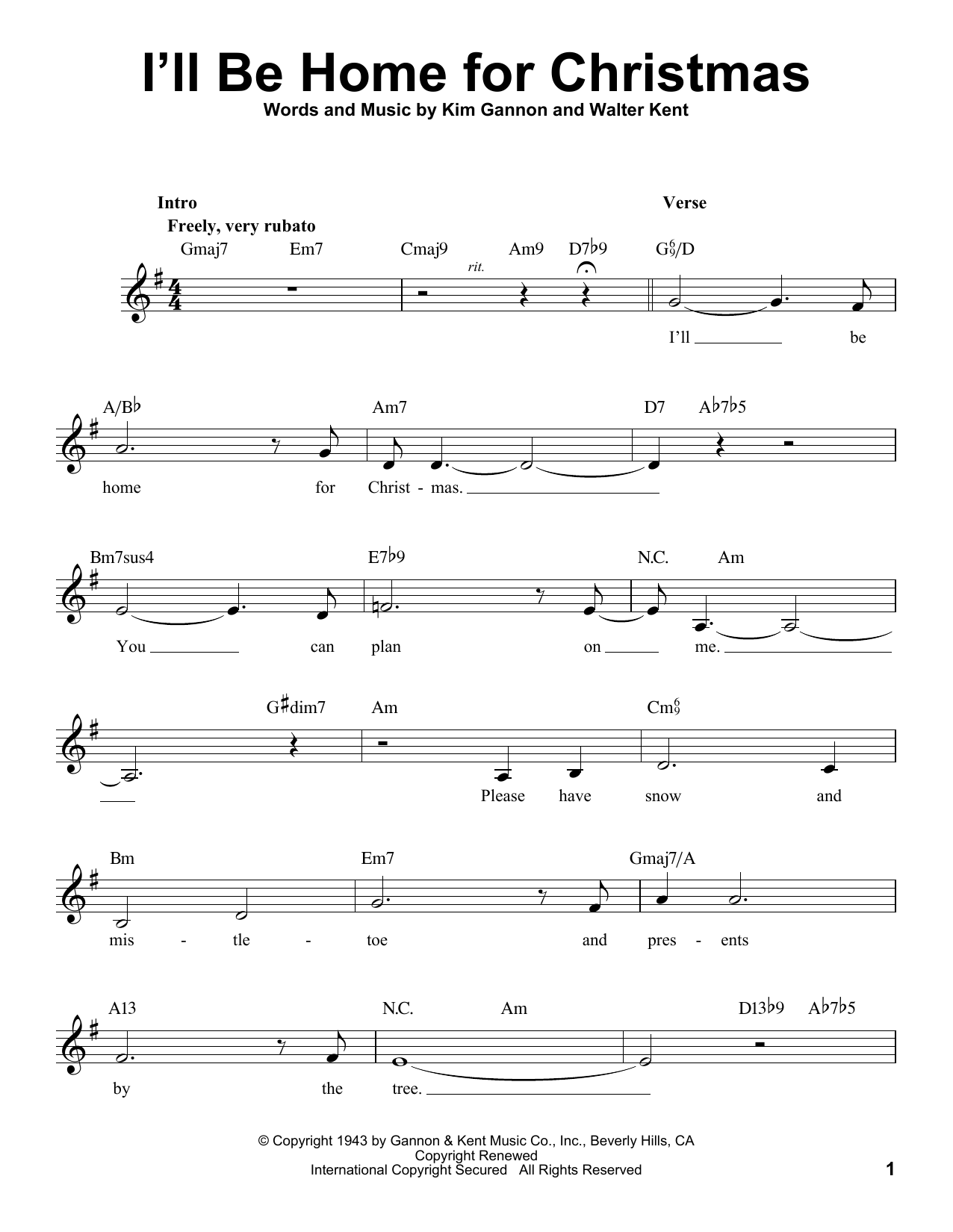 Produktbild zu: I'll Be Home For Christmas