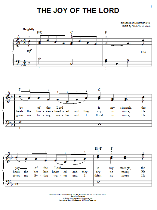 Produktbild zu: The Joy Of The Lord