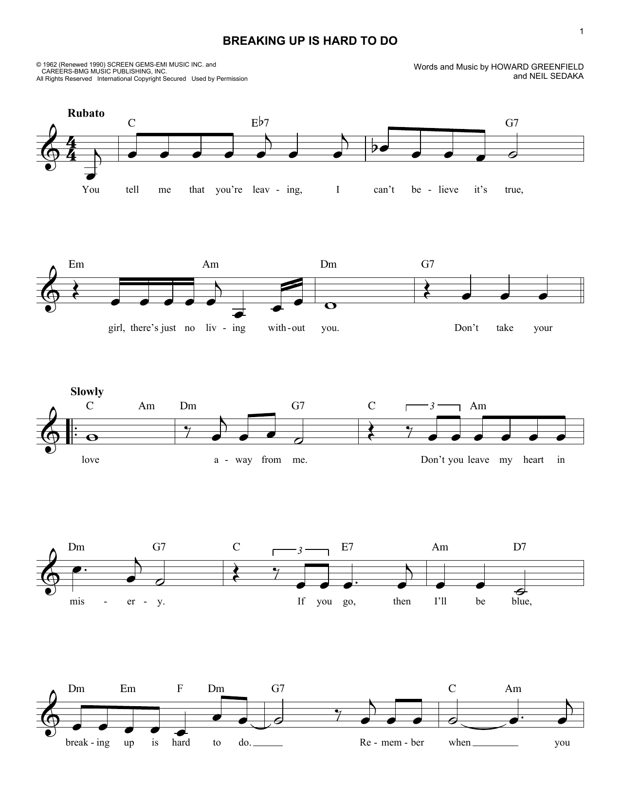 Produktgalerie: Seite 1 von 1 Breaking Up Is Hard To Do, Neil Sedaka