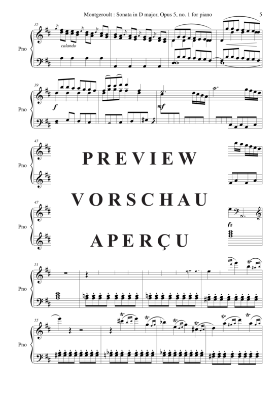 Product gallery: Page 6 of 21 Sonata in D Major, Opus 5 no. 1 , Horvath, Nicolas, Piano Solo