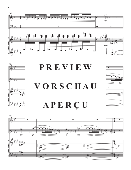 Product gallery: Page 6 of 21 The Lion and the Mouse , , (Trio for trumpet in Bb/piccolo trumpet, horn in F + piano)