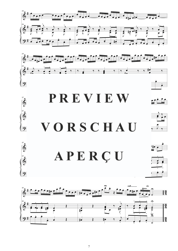 Product gallery: Page 8 of 11 Violin Sonate in E-Moll BWV 1034R, , Violin and Harpsichord/Piano