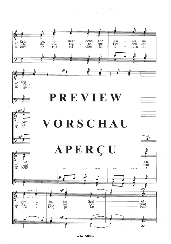 Product gallery: Page 3 of 3 Was wird meinem Herzen , , (male choir)