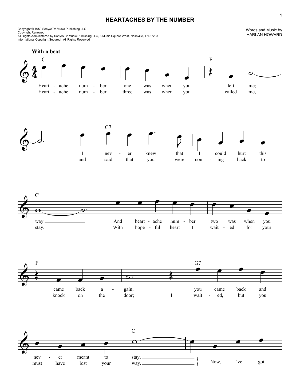 Produktbild zu: Heartaches By The Number