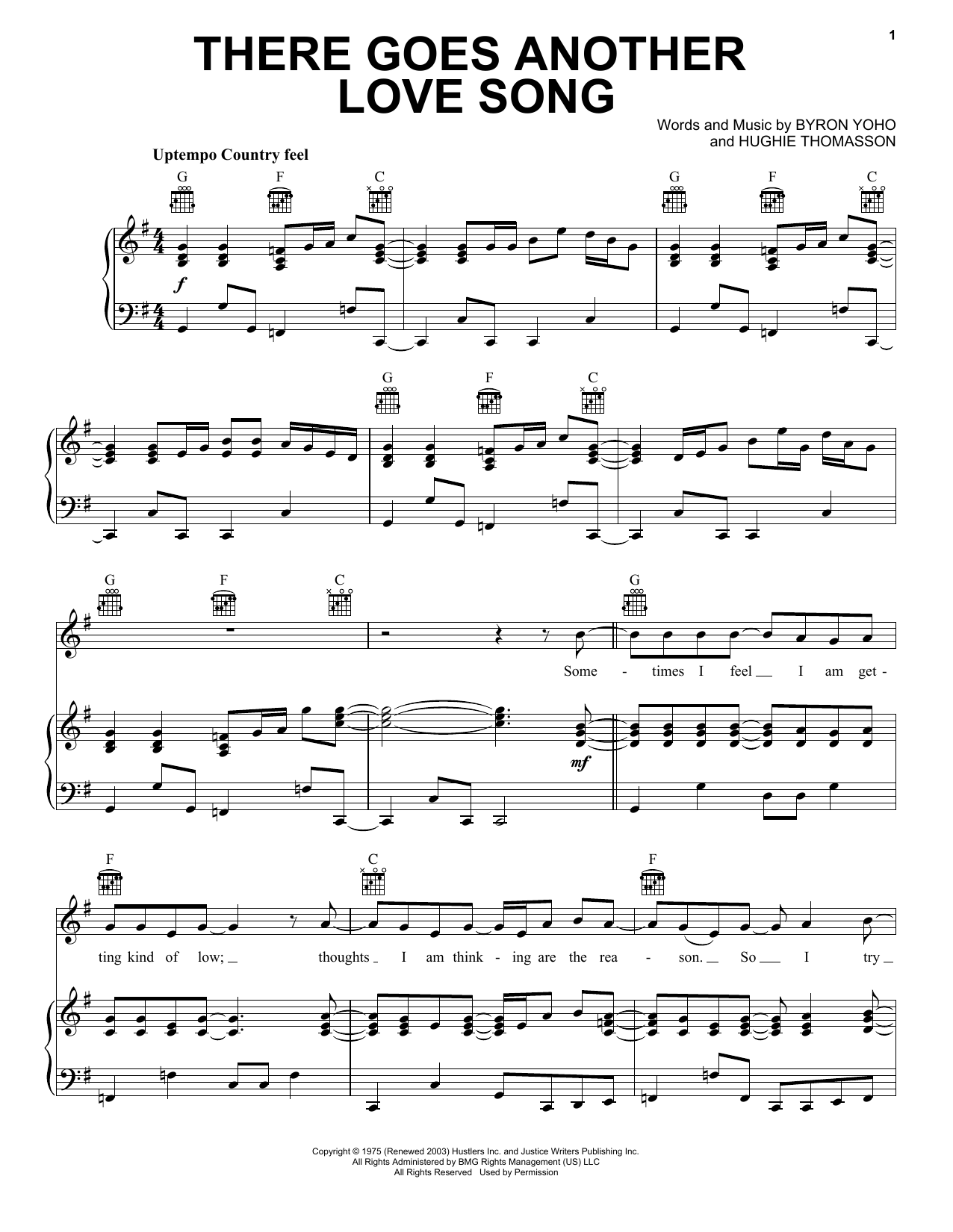 Produktbild zu: There Goes Another Love Song