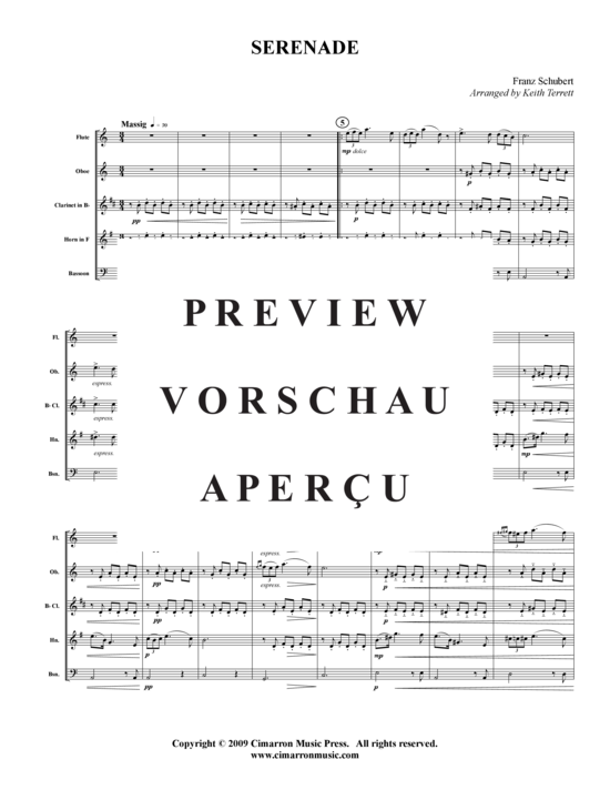 Produktgalerie: Seite 2 von 8 Serenade , , (Holzbläser-Quintett)