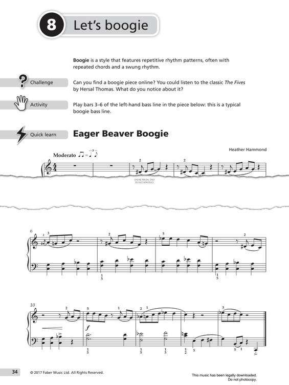 Product gallery: Page 1 of 1 Eager Beaver Boogie, Heather Hammond