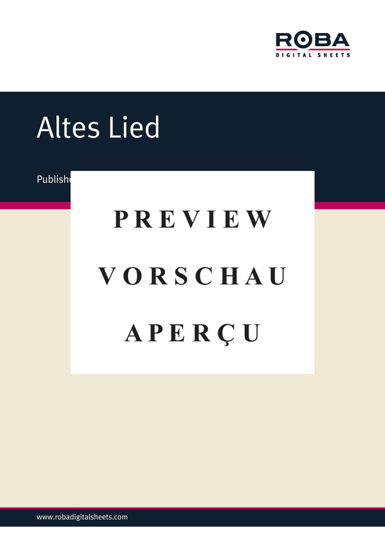 Product gallery: Page 2 of 2 Altes Lied , , (Duet - same instruments)