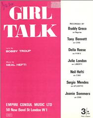 cover: Girl Talk, Bobby Troup