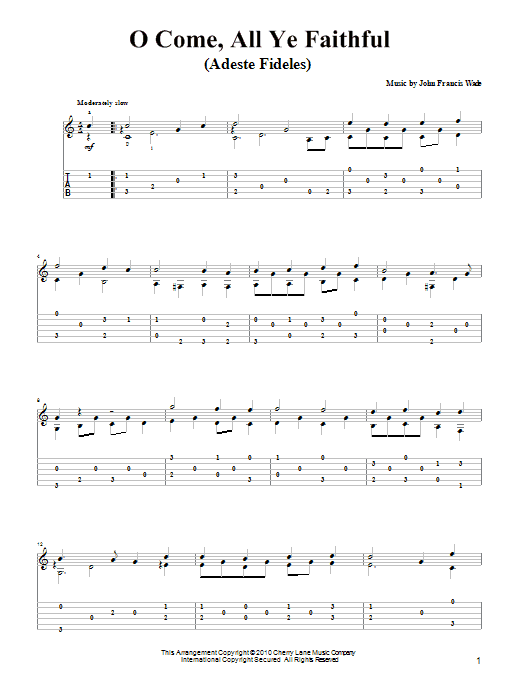 Produktbild zu: O Come, All Ye Faithful (Adeste Fideles)